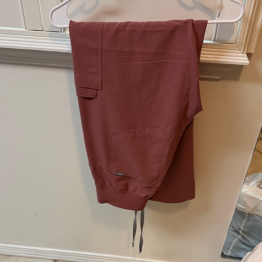 Figs Women's Mauve Isabel wide leg Large regular